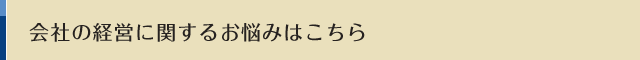 会社の経営に関するお悩みはこちら
